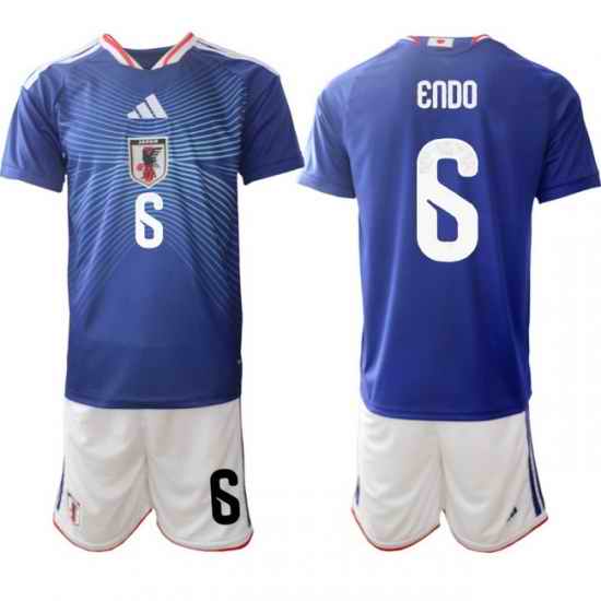 Japan 2026 FIFA World Cup Soccer Jersey Blue #6 ENDO